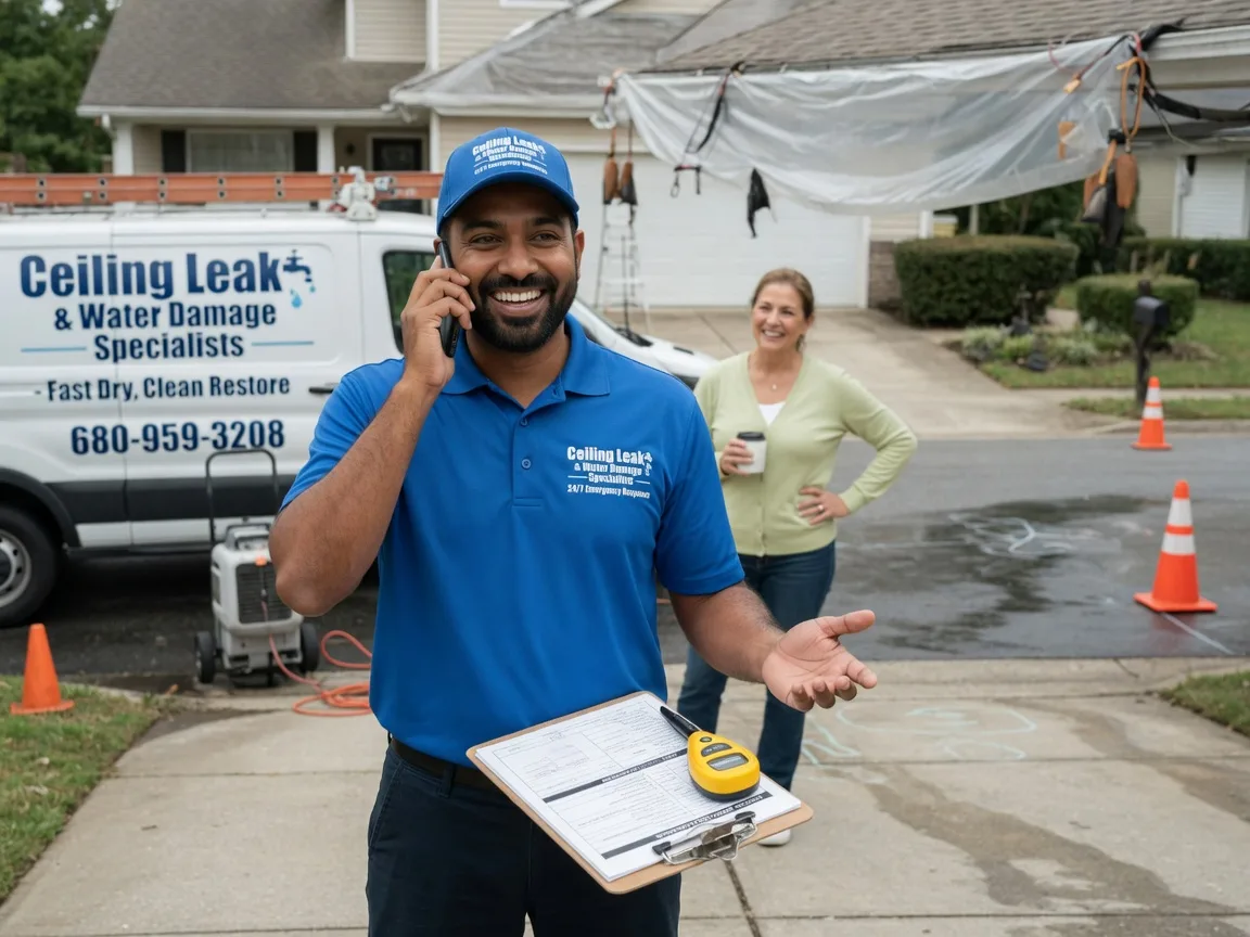 Ceiling Leak Cleanup Lockney, TX FAQs